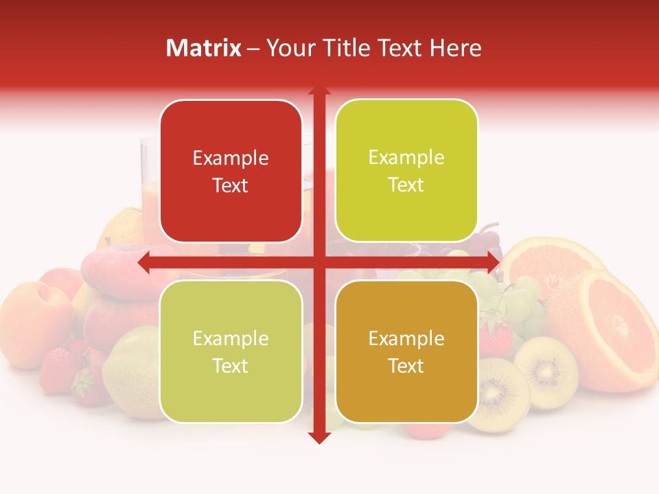 A Table Topped With Lots Of Different Types Of Fruit PowerPoint Template