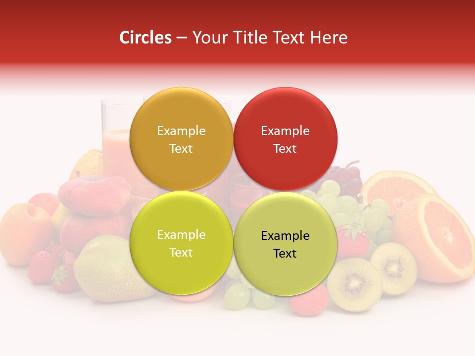 A Table Topped With Lots Of Different Types Of Fruit PowerPoint Template