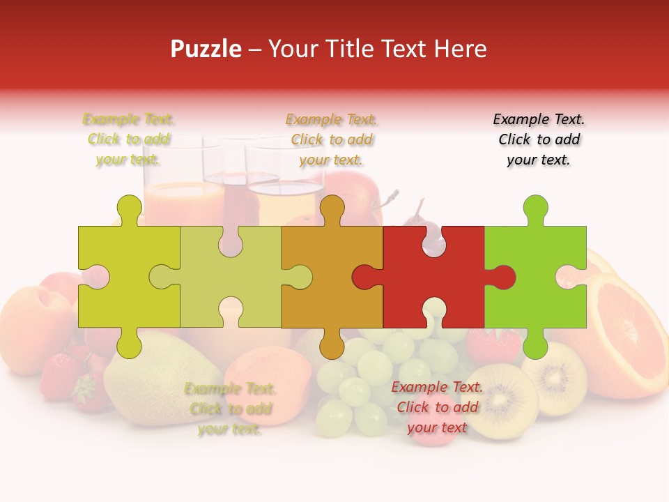 A Table Topped With Lots Of Different Types Of Fruit PowerPoint Template