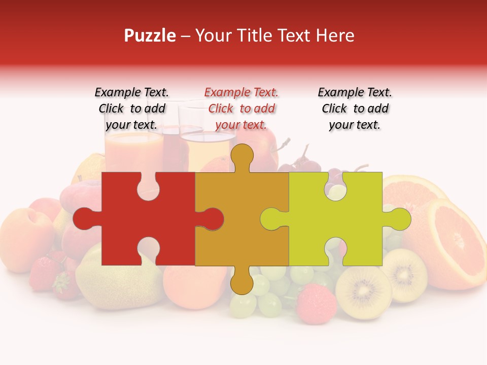 A Table Topped With Lots Of Different Types Of Fruit PowerPoint Template