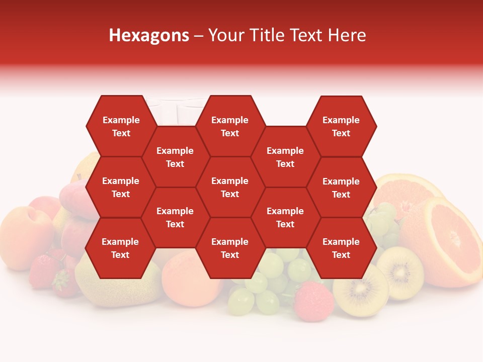 A Table Topped With Lots Of Different Types Of Fruit PowerPoint Template