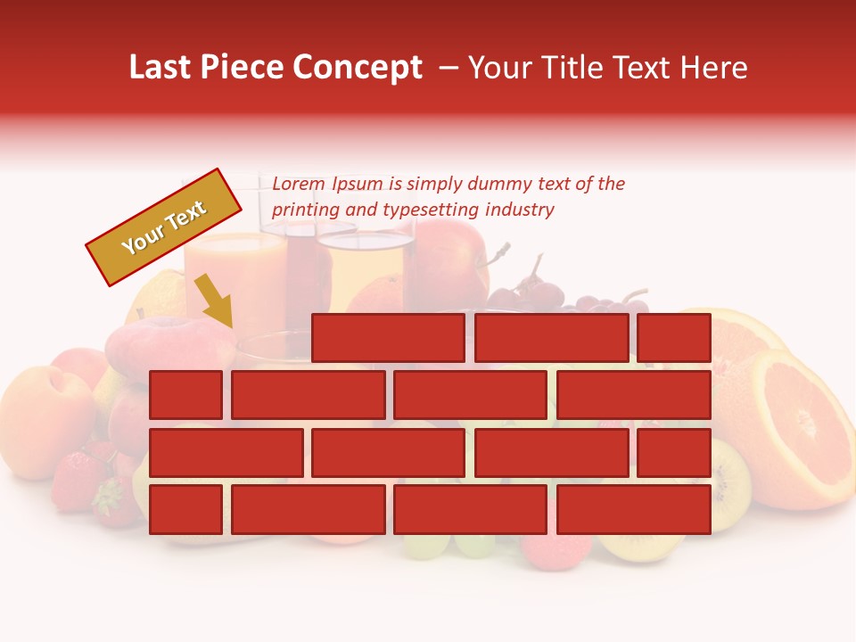 A Table Topped With Lots Of Different Types Of Fruit PowerPoint Template