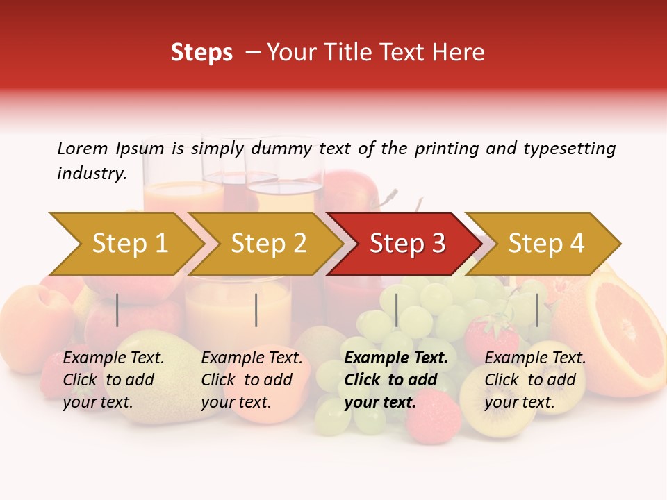 A Table Topped With Lots Of Different Types Of Fruit PowerPoint Template