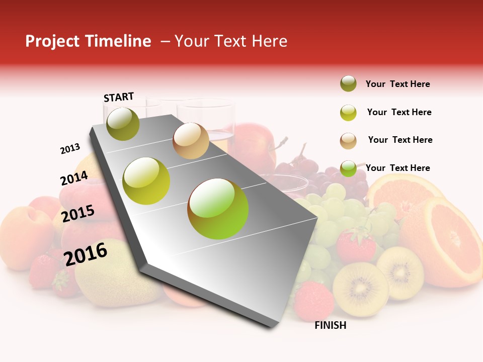 A Table Topped With Lots Of Different Types Of Fruit PowerPoint Template