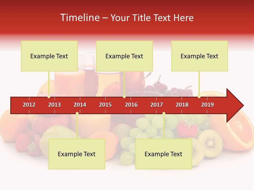 A Table Topped With Lots Of Different Types Of Fruit PowerPoint Template