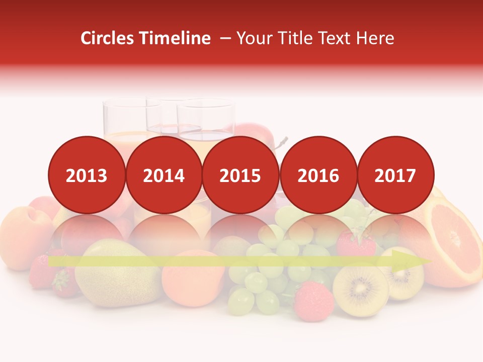 A Table Topped With Lots Of Different Types Of Fruit PowerPoint Template