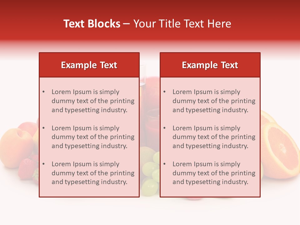 A Table Topped With Lots Of Different Types Of Fruit PowerPoint Template