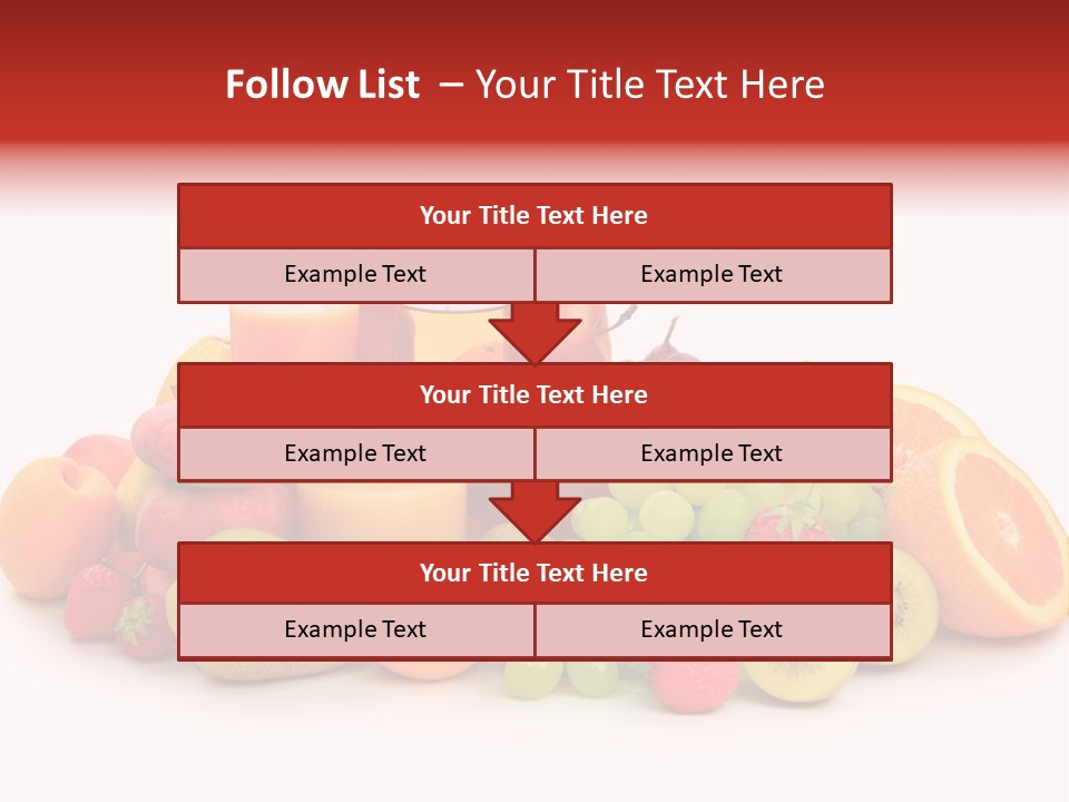A Table Topped With Lots Of Different Types Of Fruit PowerPoint Template