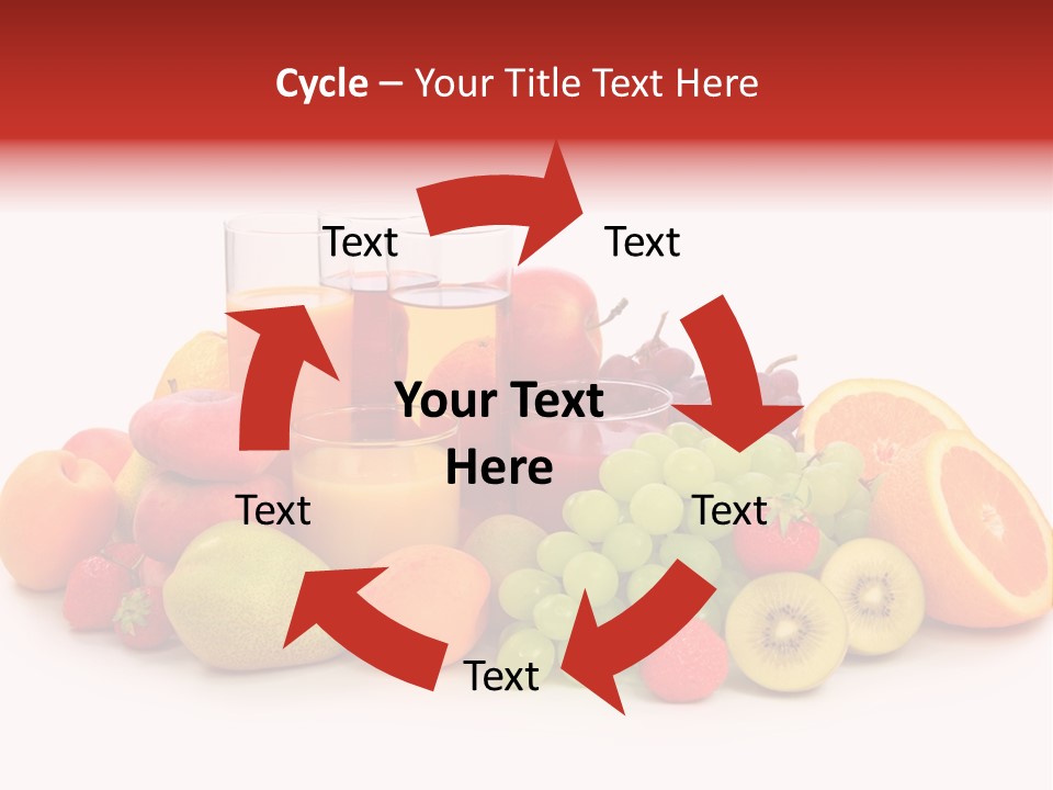 A Table Topped With Lots Of Different Types Of Fruit PowerPoint Template