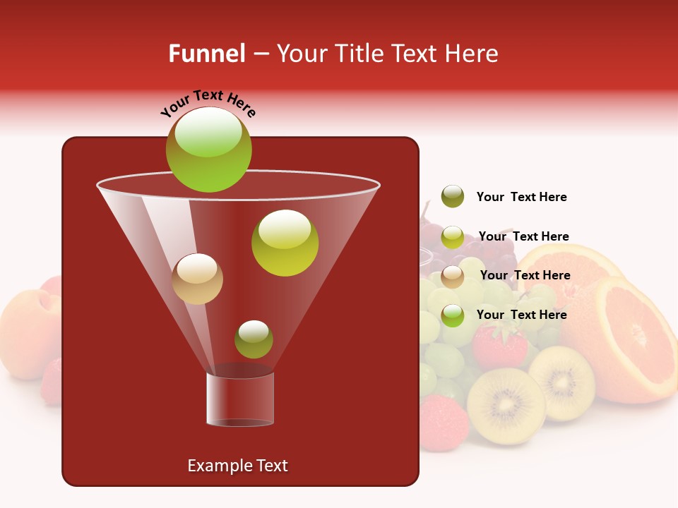 A Table Topped With Lots Of Different Types Of Fruit PowerPoint Template