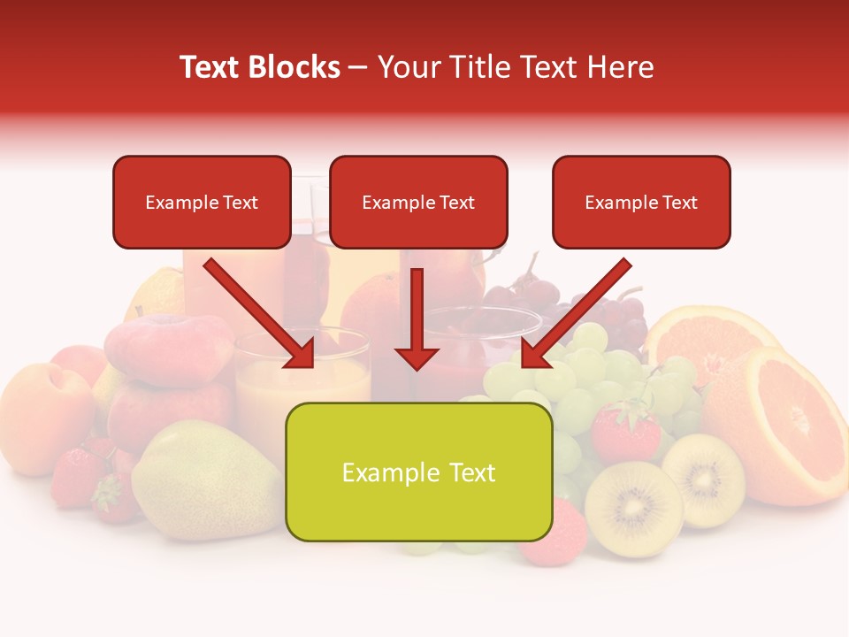 A Table Topped With Lots Of Different Types Of Fruit PowerPoint Template
