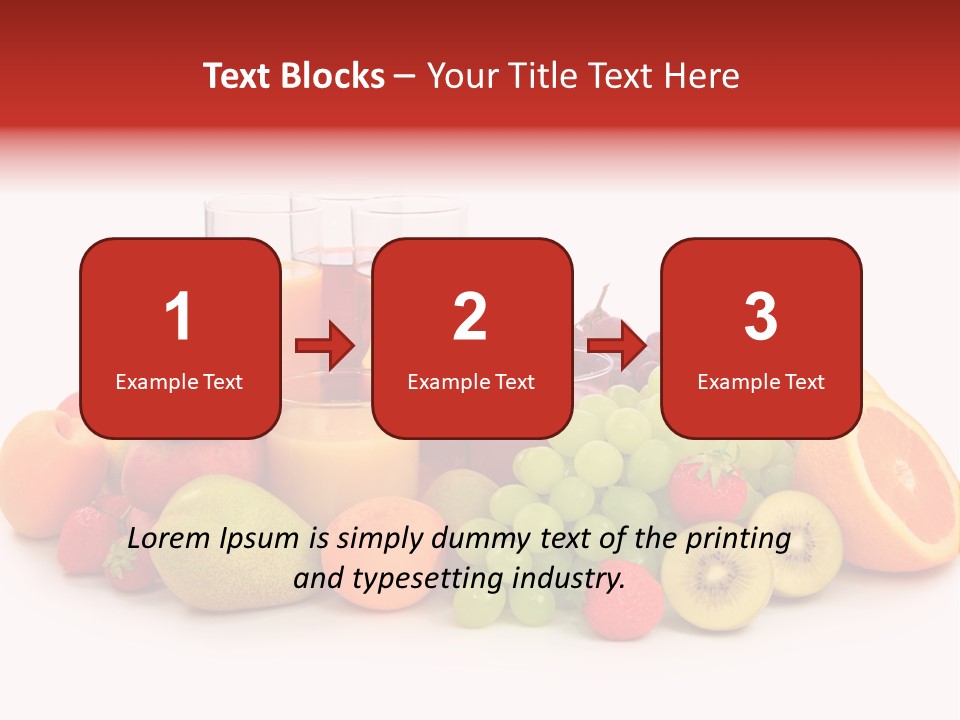 A Table Topped With Lots Of Different Types Of Fruit PowerPoint Template