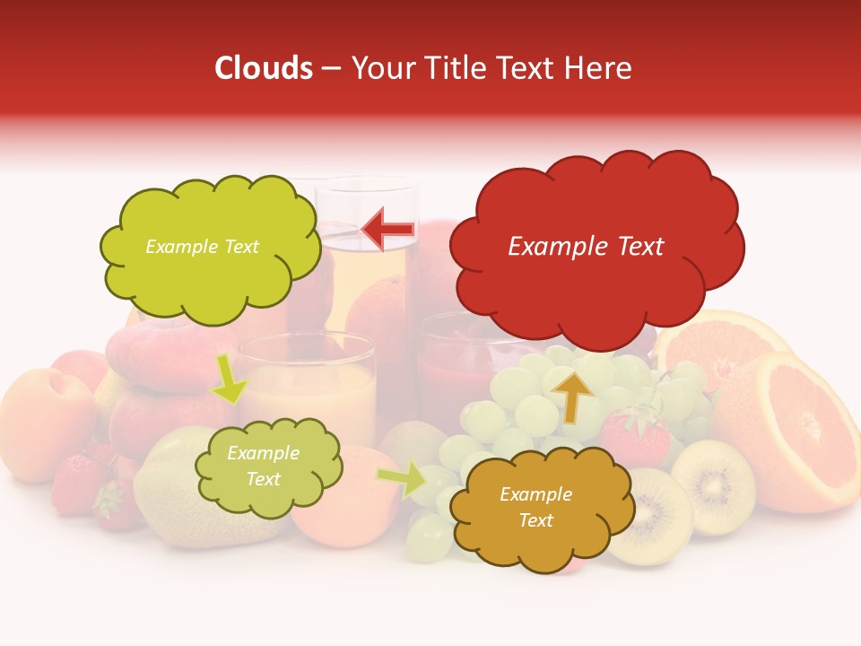 A Table Topped With Lots Of Different Types Of Fruit PowerPoint Template