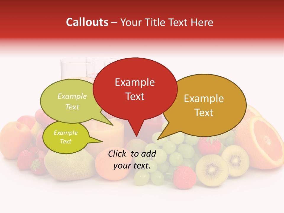 A Table Topped With Lots Of Different Types Of Fruit PowerPoint Template