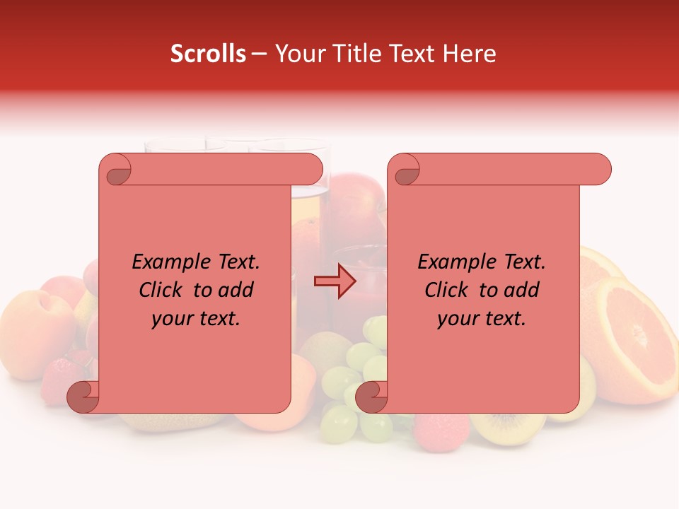 A Table Topped With Lots Of Different Types Of Fruit PowerPoint Template