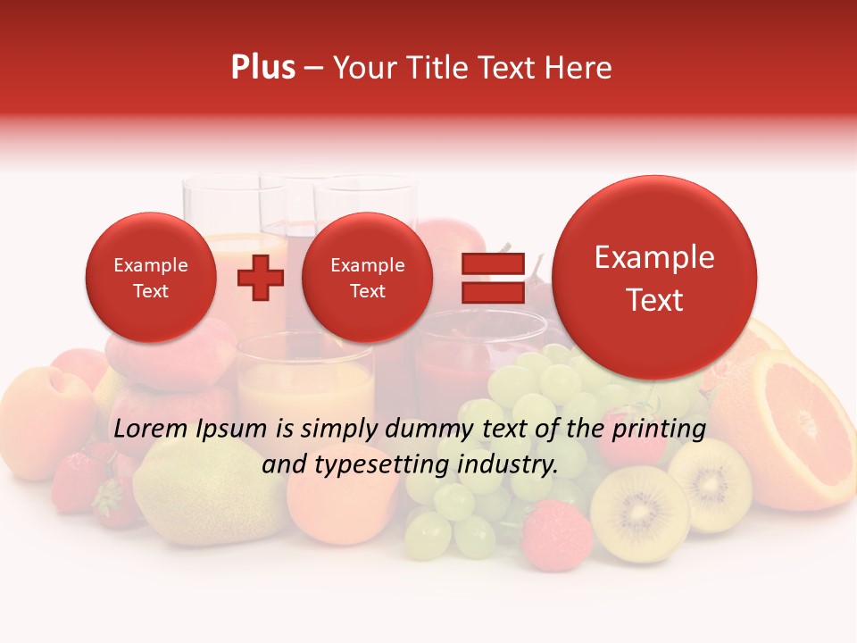 A Table Topped With Lots Of Different Types Of Fruit PowerPoint Template