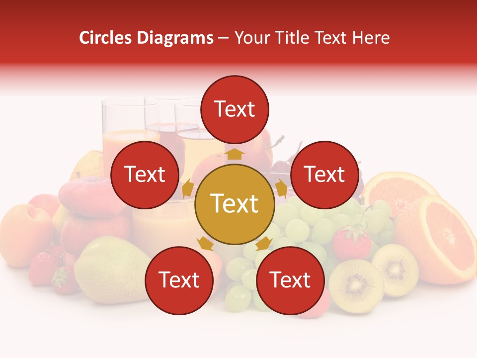 A Table Topped With Lots Of Different Types Of Fruit PowerPoint Template