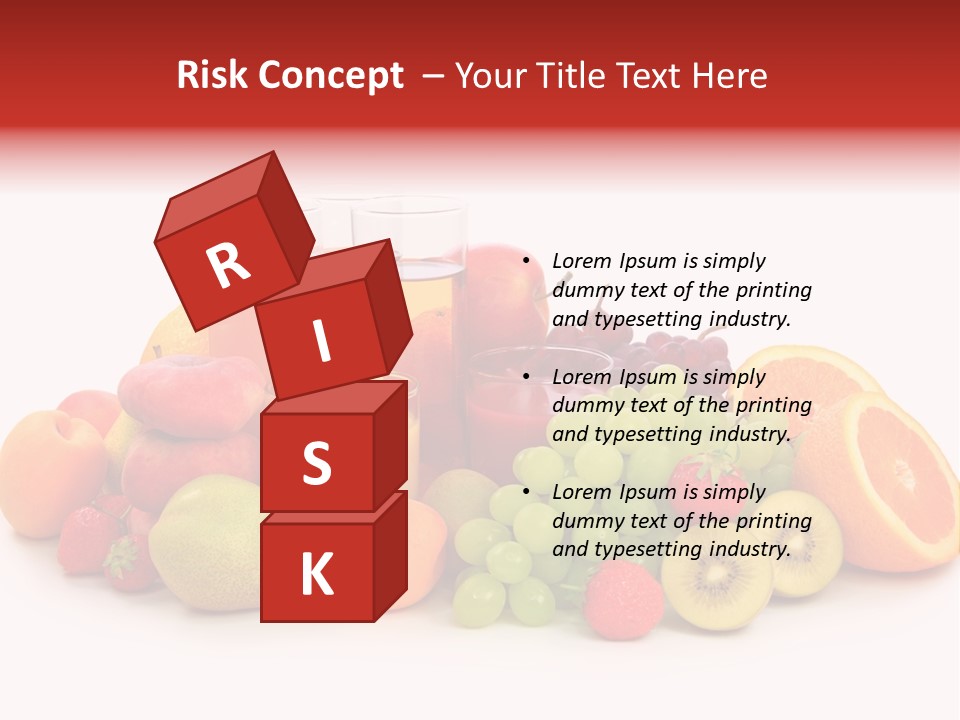 A Table Topped With Lots Of Different Types Of Fruit PowerPoint Template