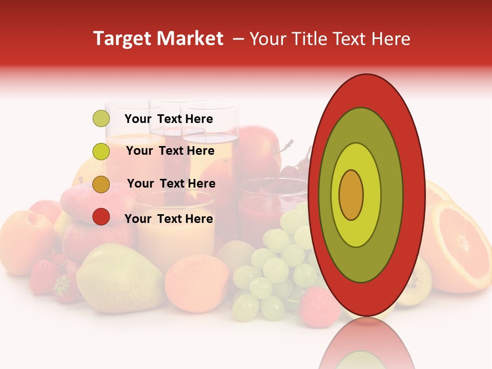 A Table Topped With Lots Of Different Types Of Fruit PowerPoint Template