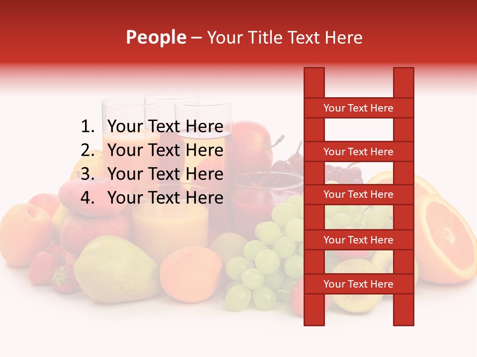 A Table Topped With Lots Of Different Types Of Fruit PowerPoint Template