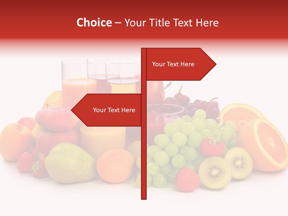 A Table Topped With Lots Of Different Types Of Fruit PowerPoint Template