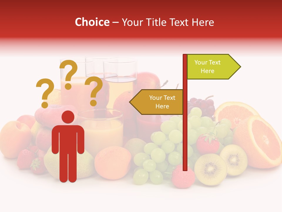 A Table Topped With Lots Of Different Types Of Fruit PowerPoint Template