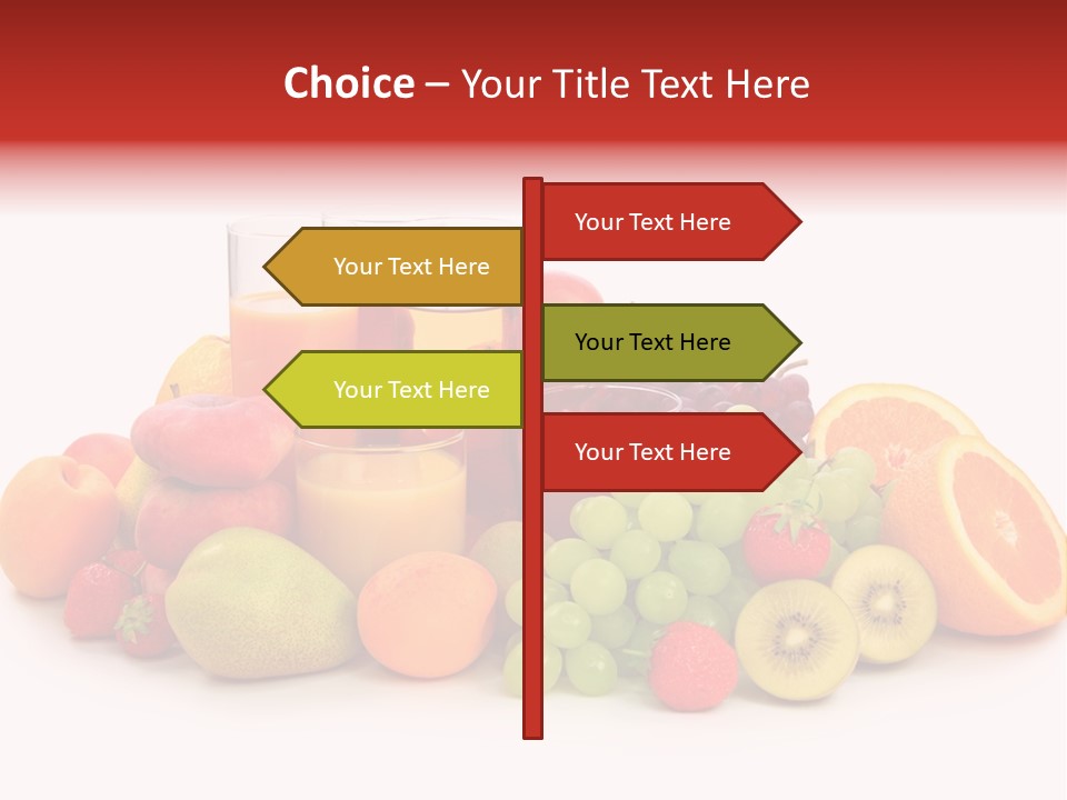 A Table Topped With Lots Of Different Types Of Fruit PowerPoint Template