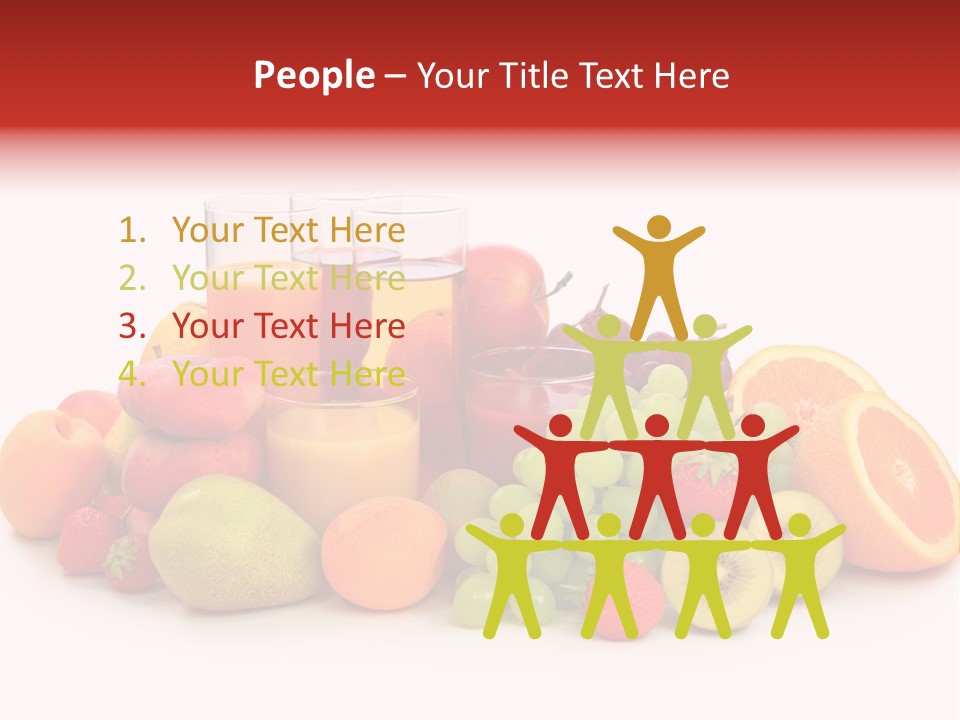 A Table Topped With Lots Of Different Types Of Fruit PowerPoint Template