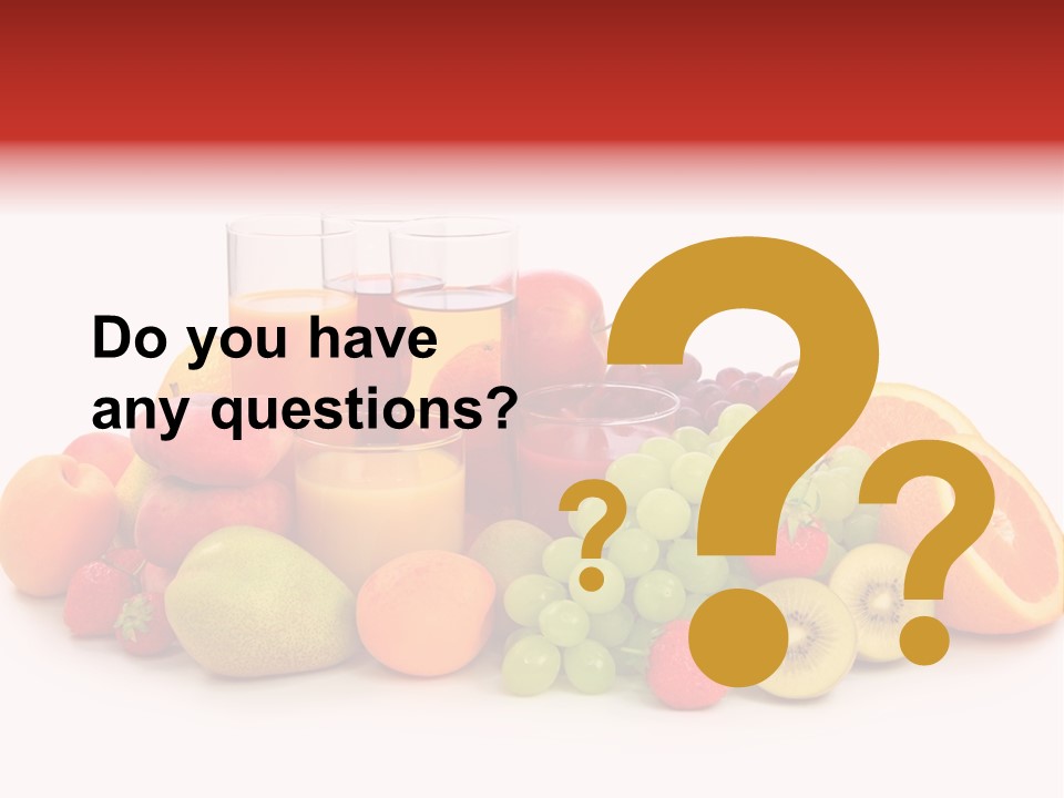 A Table Topped With Lots Of Different Types Of Fruit PowerPoint Template