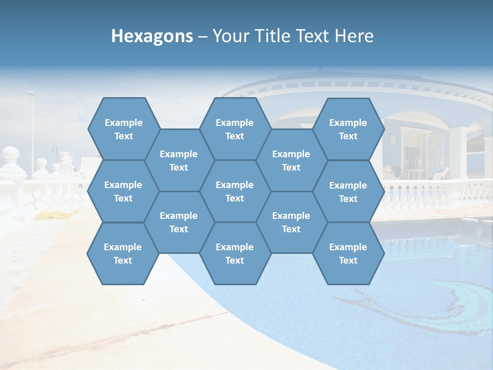 Swimming Sky Beautiful PowerPoint Template