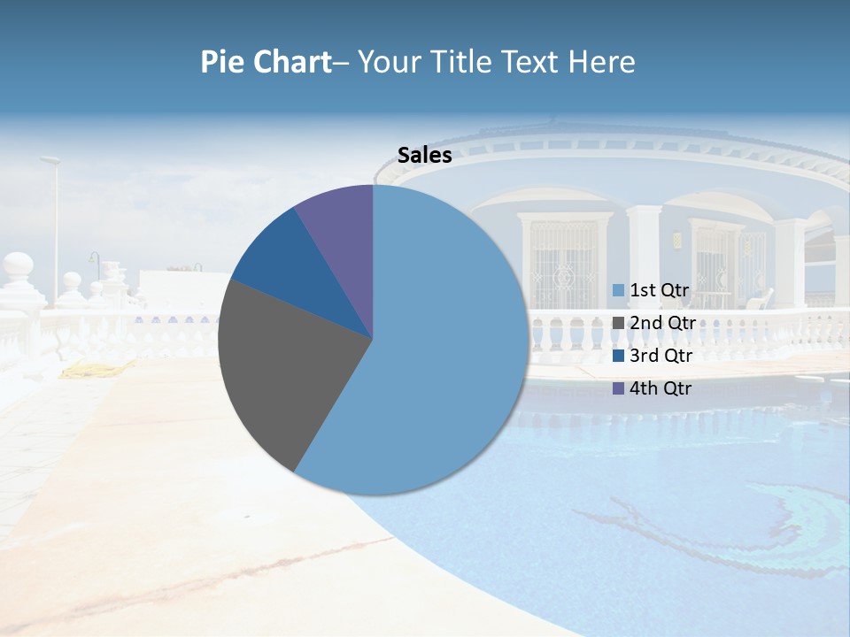 Swimming Sky Beautiful PowerPoint Template