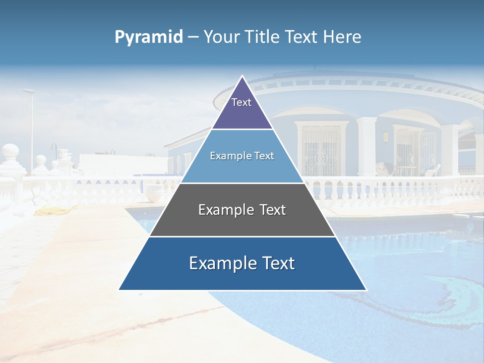 Swimming Sky Beautiful PowerPoint Template