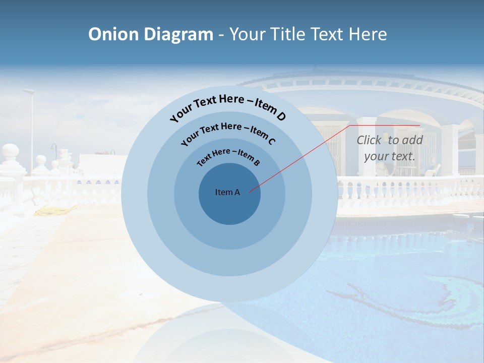 Swimming Sky Beautiful PowerPoint Template