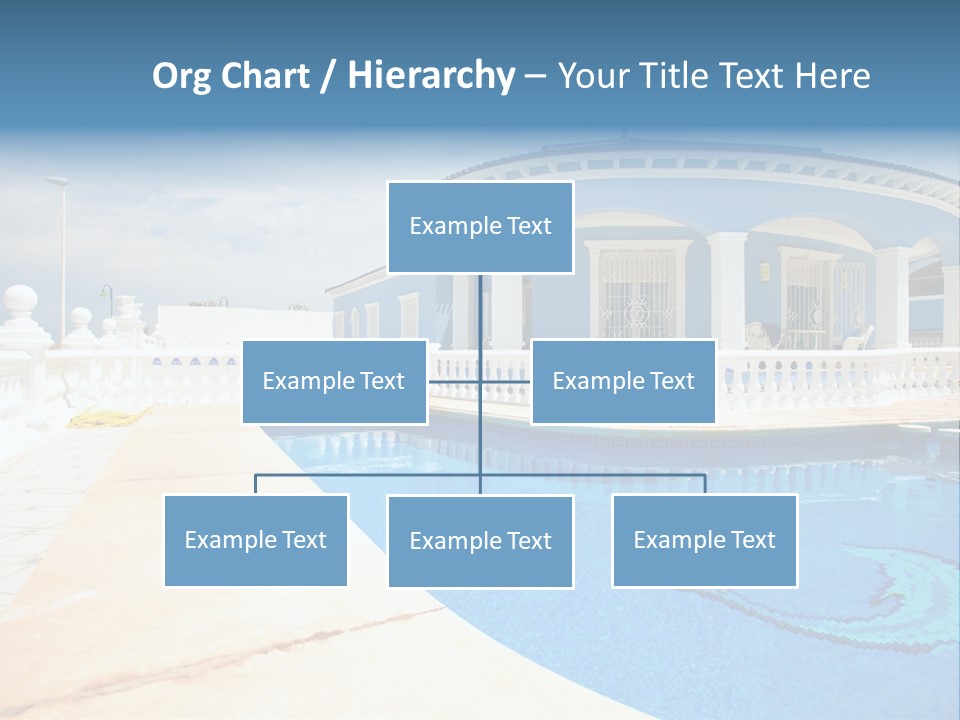 Swimming Sky Beautiful PowerPoint Template