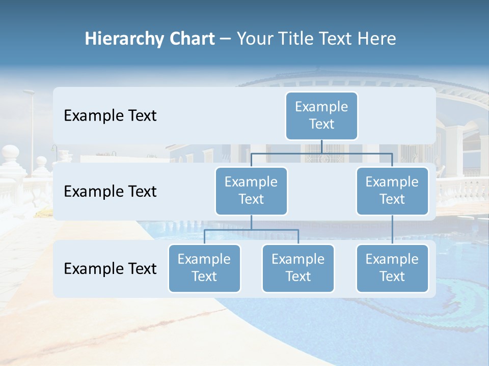 Swimming Sky Beautiful PowerPoint Template
