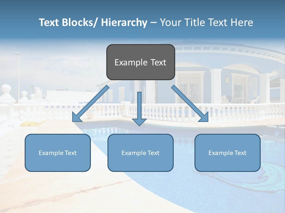 Swimming Sky Beautiful PowerPoint Template