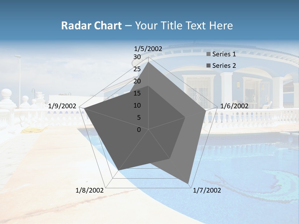 Swimming Sky Beautiful PowerPoint Template