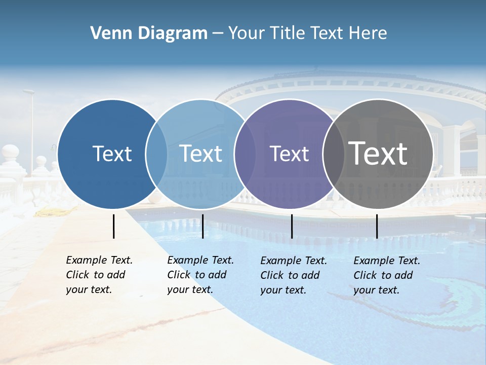 Swimming Sky Beautiful PowerPoint Template