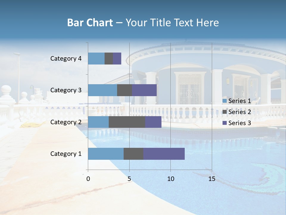 Swimming Sky Beautiful PowerPoint Template