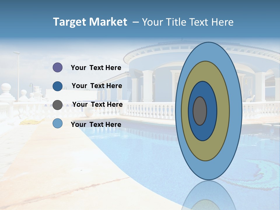 Swimming Sky Beautiful PowerPoint Template