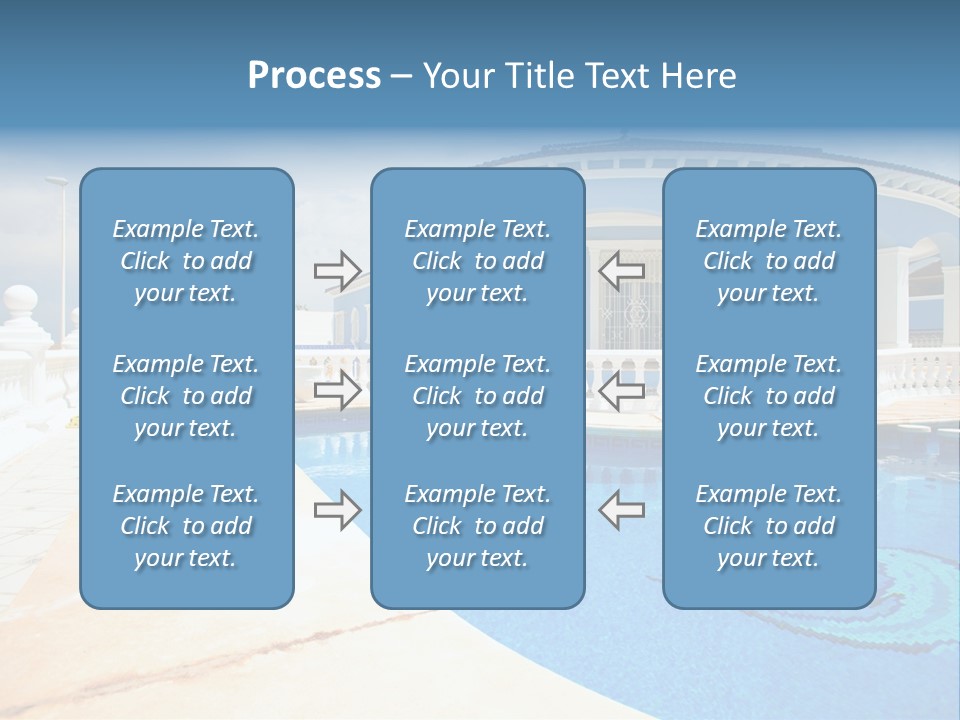Swimming Sky Beautiful PowerPoint Template