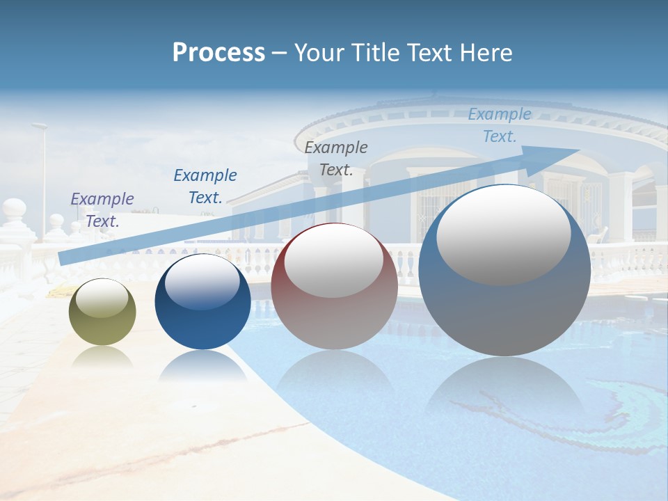 Swimming Sky Beautiful PowerPoint Template