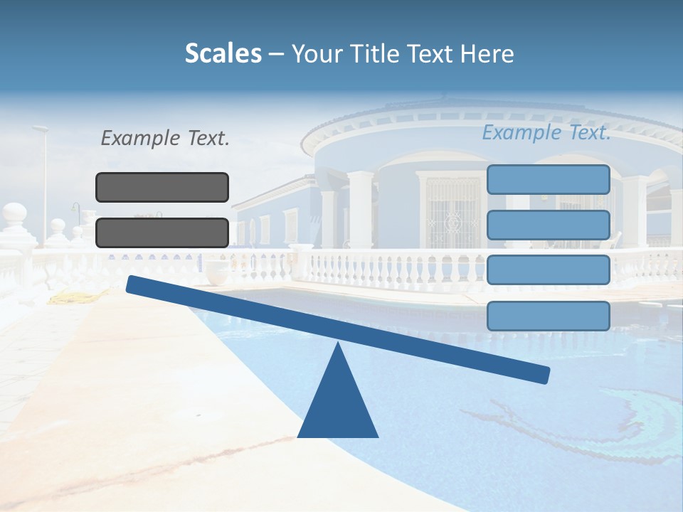 Swimming Sky Beautiful PowerPoint Template