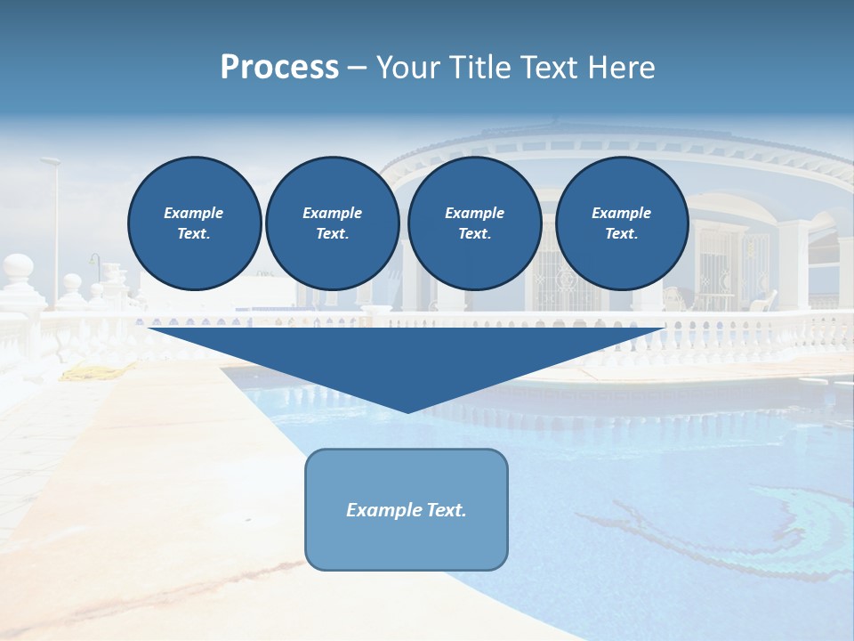 Swimming Sky Beautiful PowerPoint Template