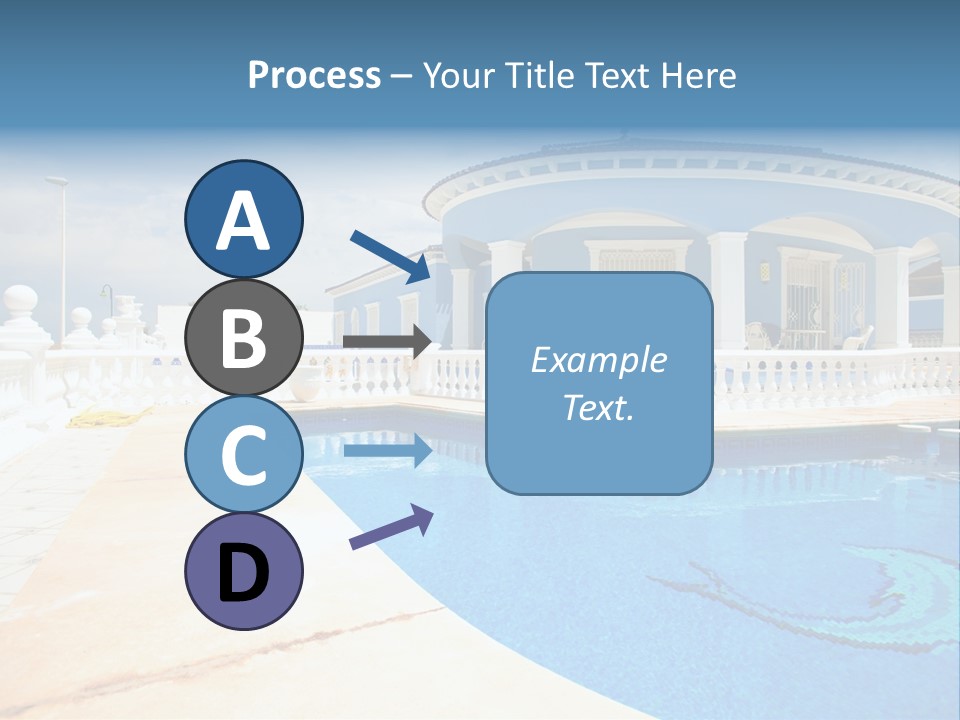 Swimming Sky Beautiful PowerPoint Template