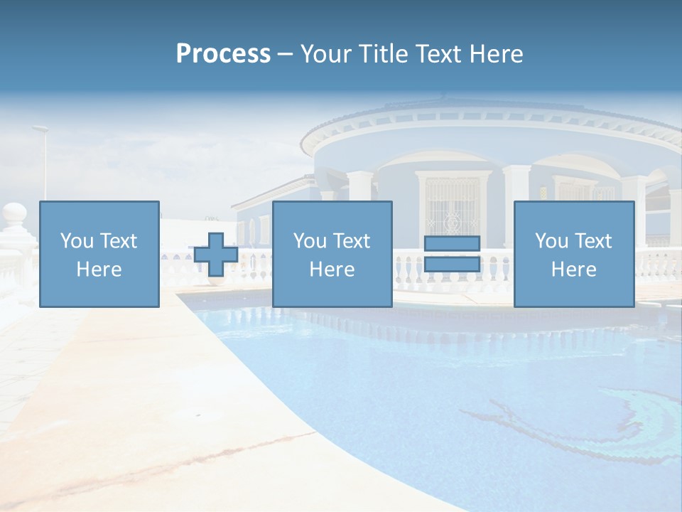 Swimming Sky Beautiful PowerPoint Template