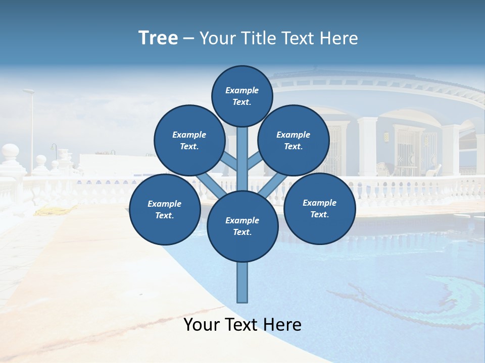 Swimming Sky Beautiful PowerPoint Template