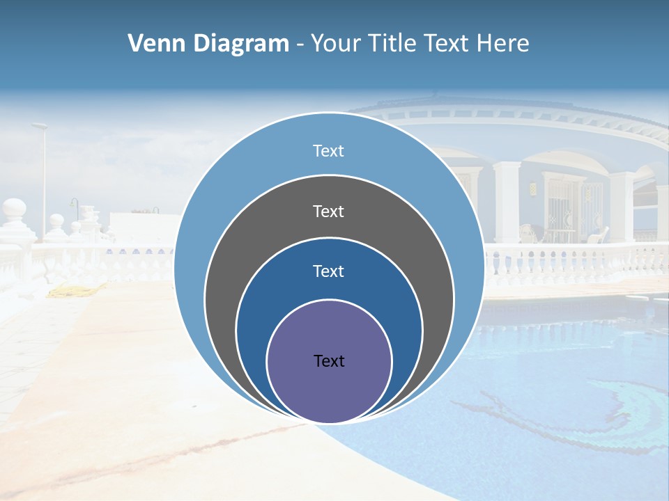 Swimming Sky Beautiful PowerPoint Template