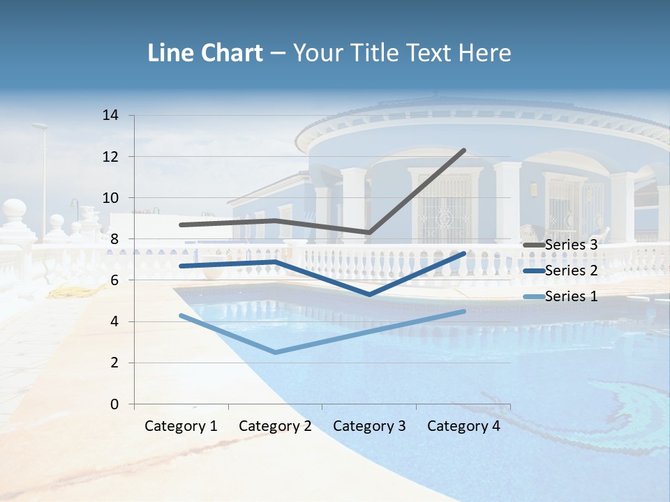 Swimming Sky Beautiful PowerPoint Template