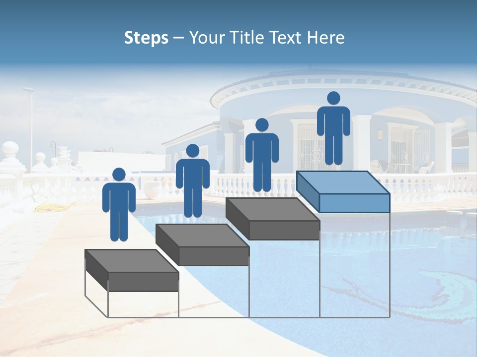 Swimming Sky Beautiful PowerPoint Template